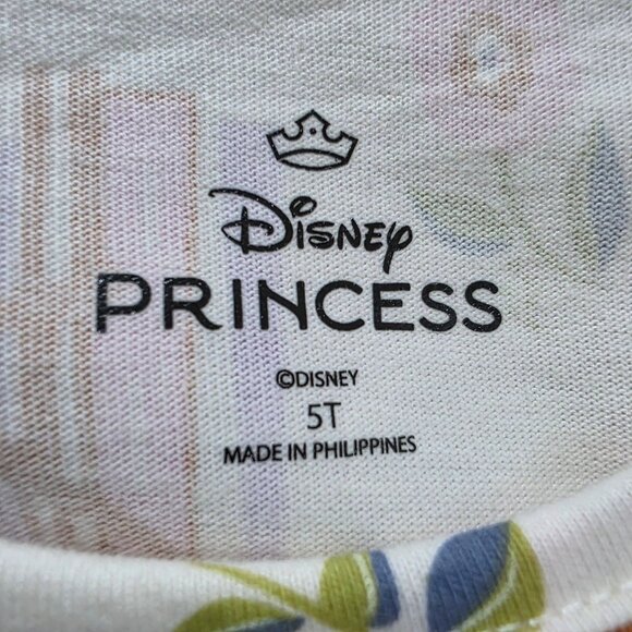 Disney Princess Dress Toddler Girls Castle Print Drop Waist Long Sleeves 2T-4T - Picture 5 of 7